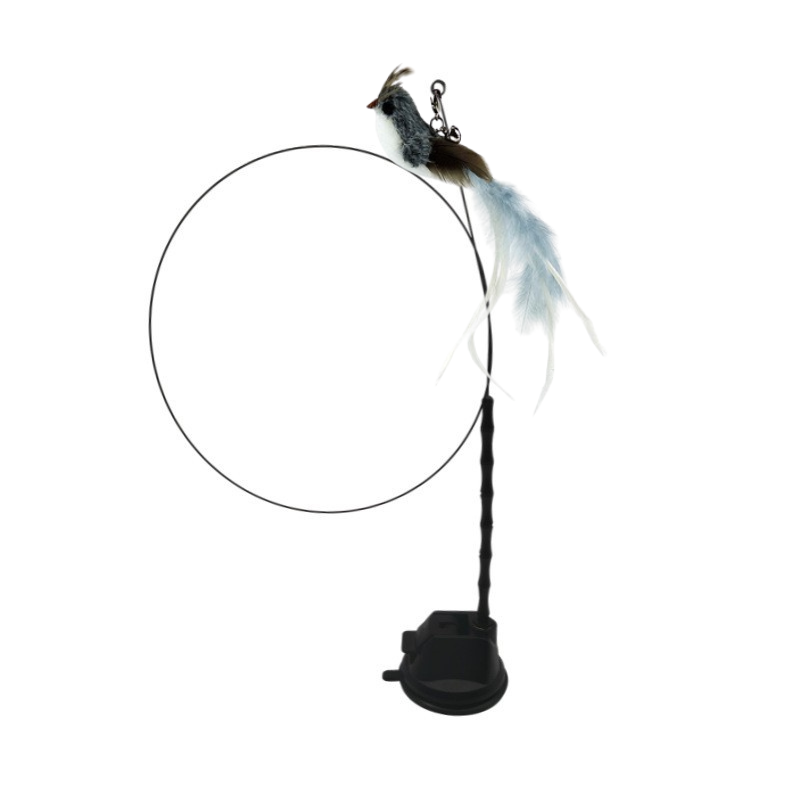 LQH bird+suction cup +rod-blue