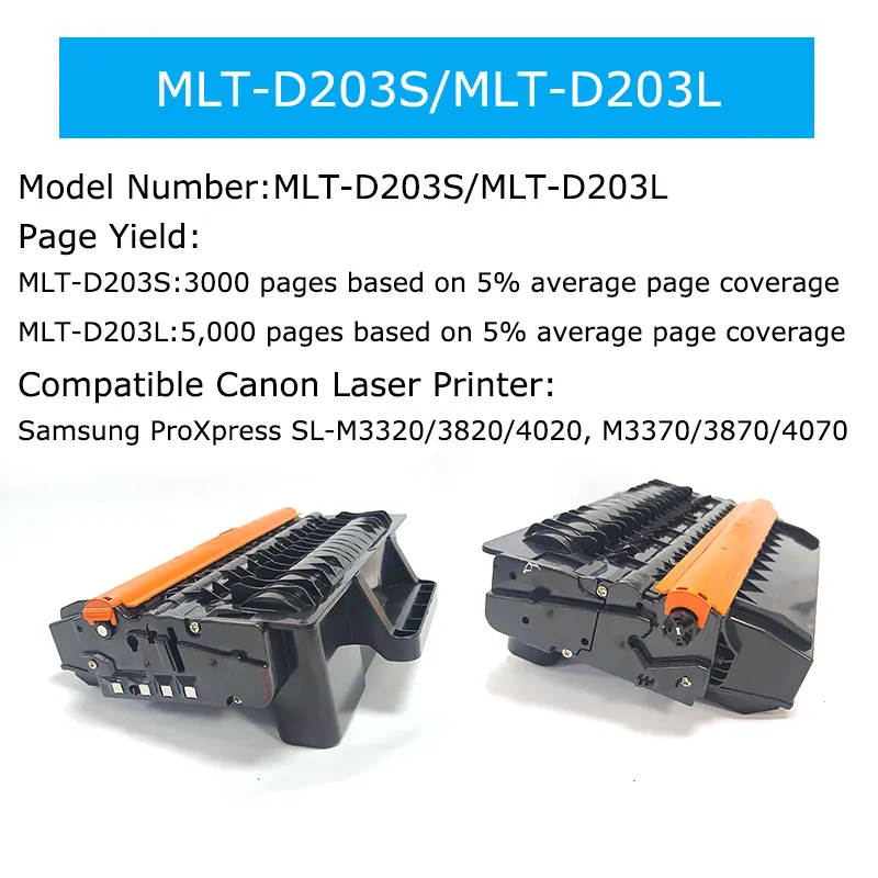 Kompatible Toner kartusche MLT-D203S MLT-D203L für Samsung Pro Xpress SL-M3320/3820/4020, M3370/3870/4070