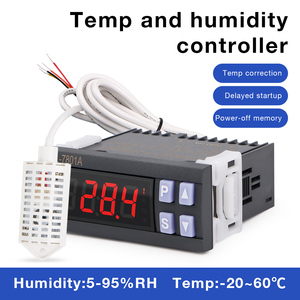 Termostato higrostato de 100-240Vac de fábrica con salidas de temporizador para bandeja de huevos, dos salidas de 16A, controlador de temperatura y humedad - Product Image 6