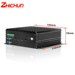 ZHICHUN M696 Embedded Fanless Intel Core I7-6650U 2.2 GHz CPU 4 GB RAM 64 GB SSD Industrial Mini PC Quad Core Lenoo Computer GDDR3 - Product Image 2