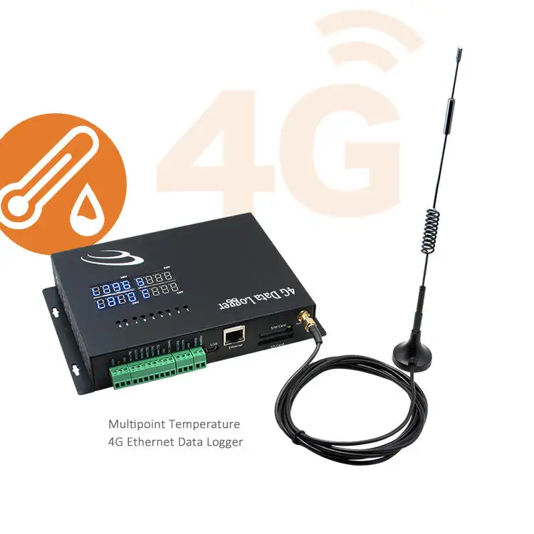 4G M2M Iot GPRS телеметрический дистанционный Регистратор температуры и регистратор данных о скорости ветра