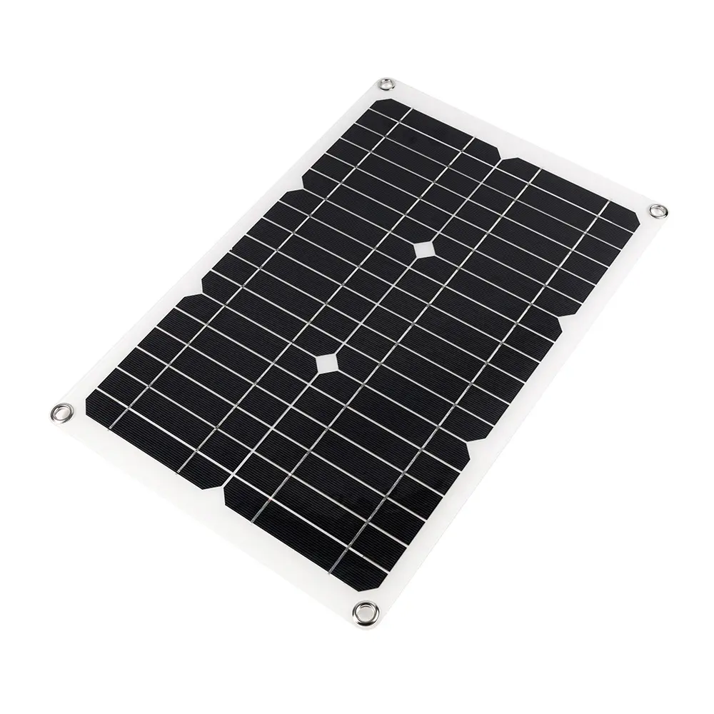 柔軟な太陽光発電PVソーラーパネル小型ソーラーパネルシングル30W50W 18V単結晶シリコンソーラー充電器防水