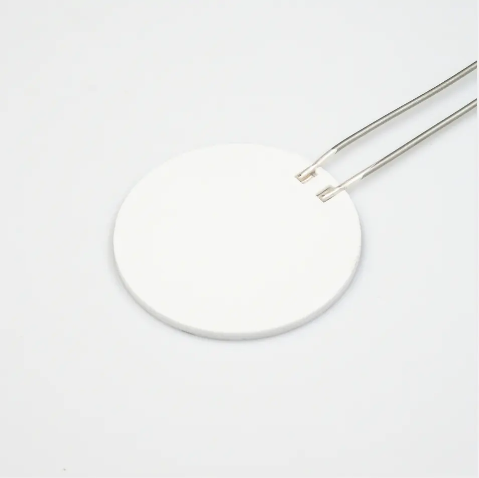 Calentador de cerámica de forma redonda, disco de tungsteno para máquina de yogurt, fuente directa, 12V