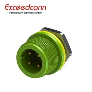 เกิน4-PIN 10A 250V เต้ารับตัวผู้ขั้วต่อแผงกลม - Product Image 2