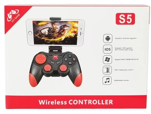 S5 modalità privata telefono cellulare Bluetooth Wireless PC simulatore di gioco Controller doppio Joystick con supporto - Product Image 2