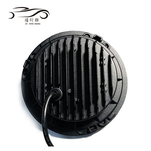 Yüksek düşük işın H4 işık Halo açı gözler DRL far için Jeep Wrangler OffRoad 5.75 inç 7 inç 30W <span class=keywords><strong>LED</strong></span> motosiklet farları