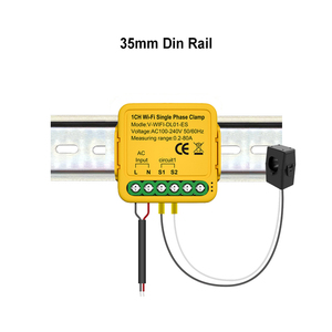 图雅应用智能WiFi电能表钳位AC110V 220V 80A CT电流互感器千瓦时功耗监测电压表电流表
