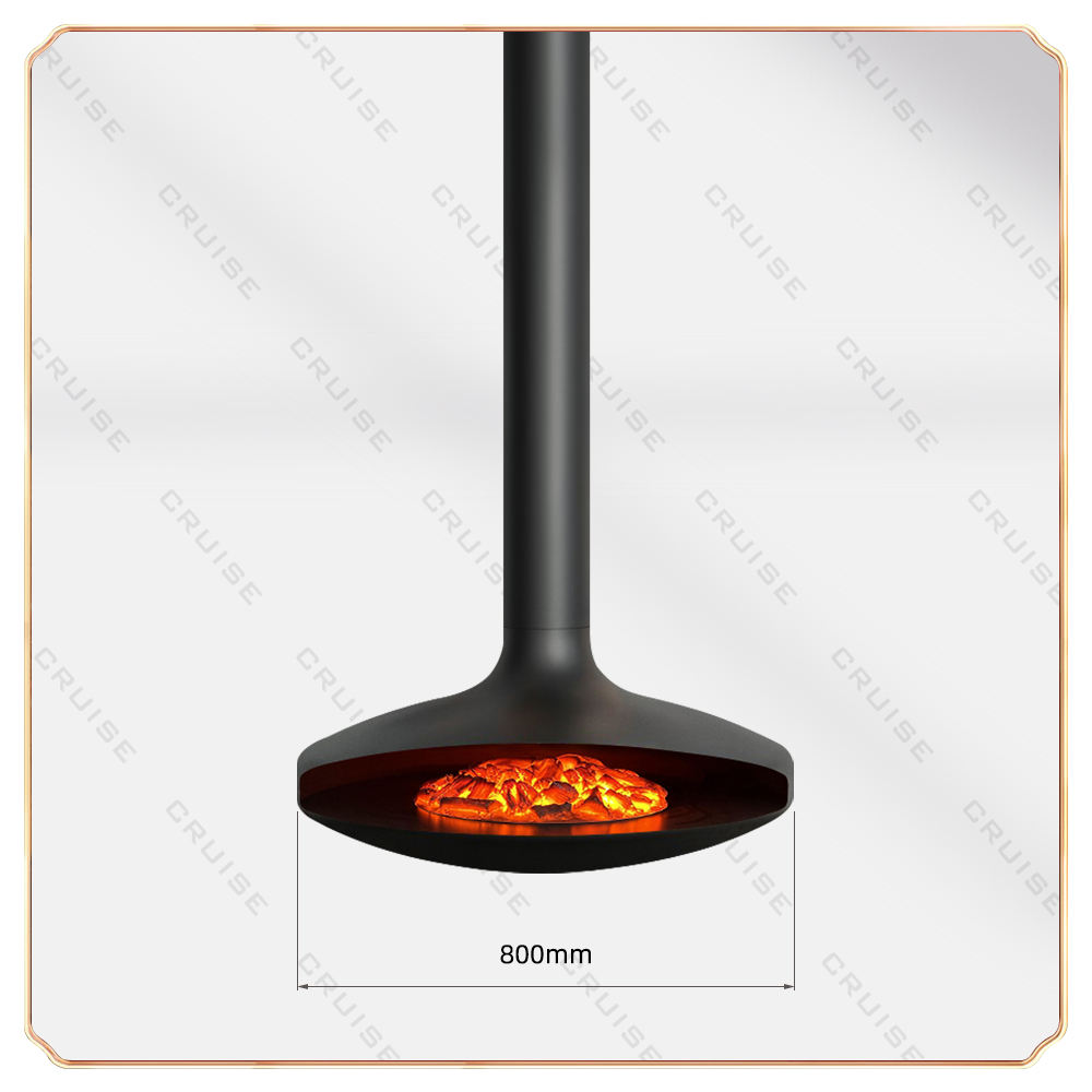 UFO-chimenea electrónica-800mm