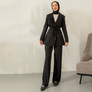 2024, скромный комплект из двух предметов в праздничном стиле, мусульманская юбка, Женское Платье макси с моллюсками и завязками на бретельках, популярный элемент Абая - Product Image 5