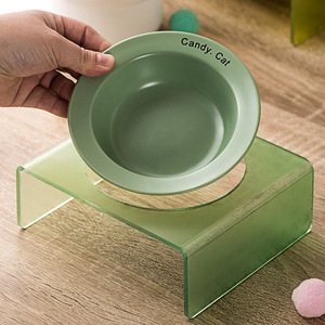 Sản Phẩm Mới Macarone Vật Nuôi Bát Kẹo Mèo Hàn Quốc Flydisk Bát Thiết Kế Sáng Tạo Chất Lượng Cao Sứ Cho Mèo Và Chó Nhỏ - Product Image 4