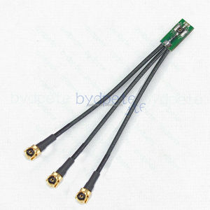 High Quality IPX IPX1 UFL Y Splitter Type 1x WFL IPX4 SMD on PCB <strong>Input</strong> to 3x U.FL IPX UFL Female <strong>Output</strong> RG113 1.13mm Cable 50Ohm - Product Image 1