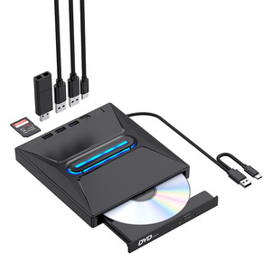 Tragbares internes Hochgeschwindigkeits-SATA-DVD-Laufwerk für Desktop-PC-USB-C und USB 3.0 Slim Burner CD DVD/-RW-Reader für optische Laufwerke - Product Image 1