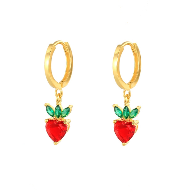 Boucle d'oreille carotte