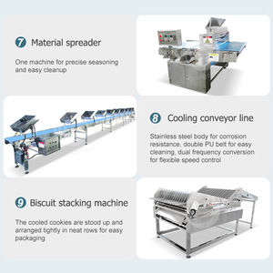 Orme đầy đủ công nghệ tự động mềm Cookie dây chuyền sản xuất làm cho máy de Fabrique de Cracker <span class=keywords><strong>Biscuit</strong></span> - Product Image 5