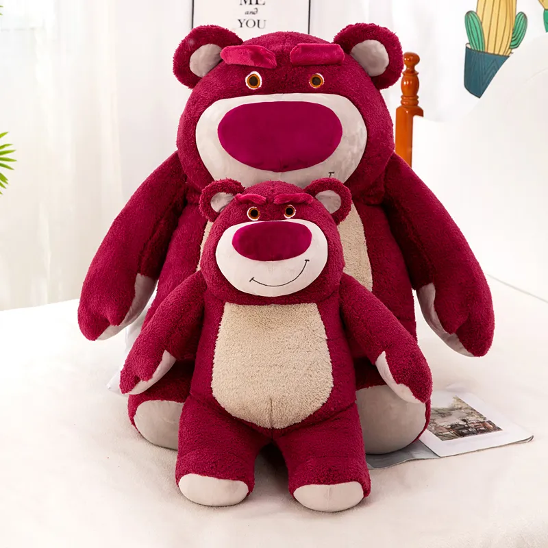 Urso Morango Brinquedos De Pelúcia Moda Animal Kawaii Urso Morango Boneca Brinquedos De Pelúcia