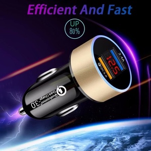 20W çift USB araba şarjı LED hızlı şarj cep telefonu şarj iPhone 15 16 Mini Pro X XR Max 11 8 artı Xiaomi Huawei Samsun - Product Image 3