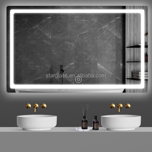 Espejo de baño LED inteligente de diseño de fábrica de Venta caliente Rectangular antivaho con luz - Product Image 5