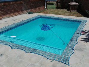 Solid Kids-Safe Piscina Cubierta de red de seguridad Easy Pull Herramienta de piscina y accesorio Red de piscina - Product Image 6