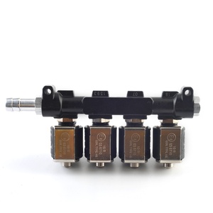 LPG/CNG <strong>Sequential</strong> Fuel <strong>System</strong> <strong>Injection</strong> Auto Gas Conversion Kit Injector Rail 3ohm Car Injector