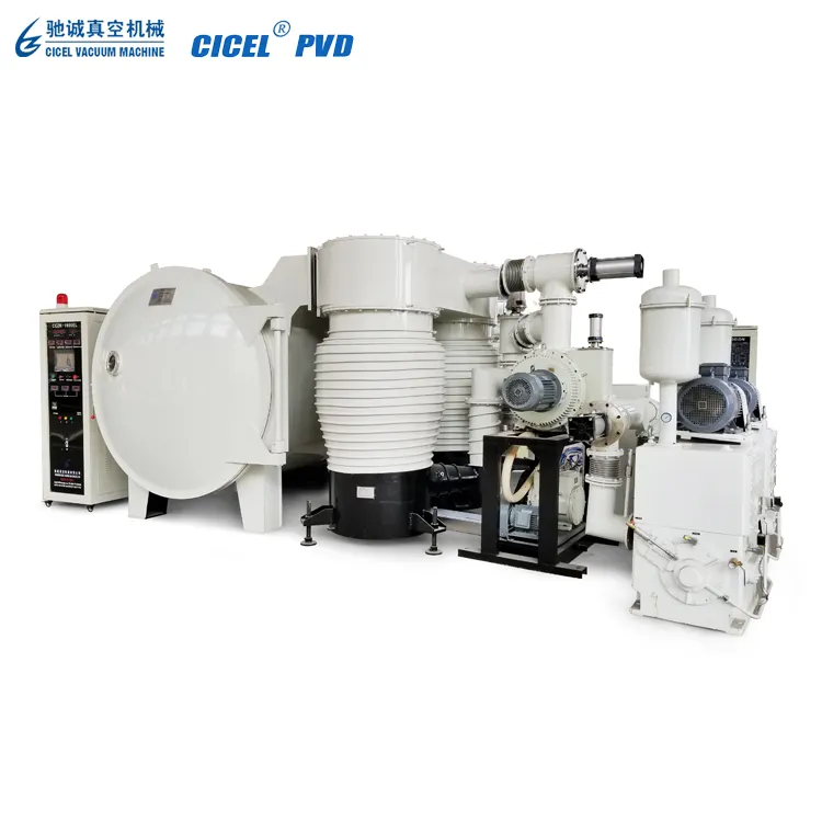 CICEL vacuum coating machine for Helmet visors rainbow color coating