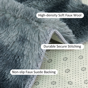 Nhà máy dày mềm sang trọng Thảm dài đống Fluffy khu vực thảm cho ấm cúng trang trí nội thất - Product Image 4