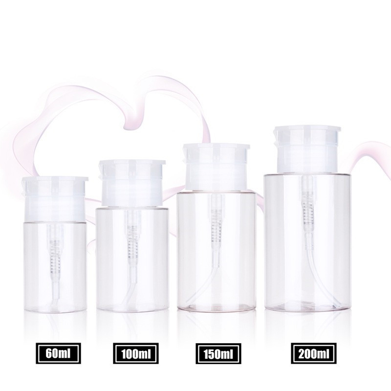 ขวดปั๊มโปร่งใส