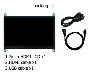 หน้าจอสัมผัส Raspberry Pi ขนาด7นิ้วหน้าจอสัมผัส IPS 1024X600 CTP จอแสดงผล TFT LCD รองรับ Windows 11/10/8.1/8/7