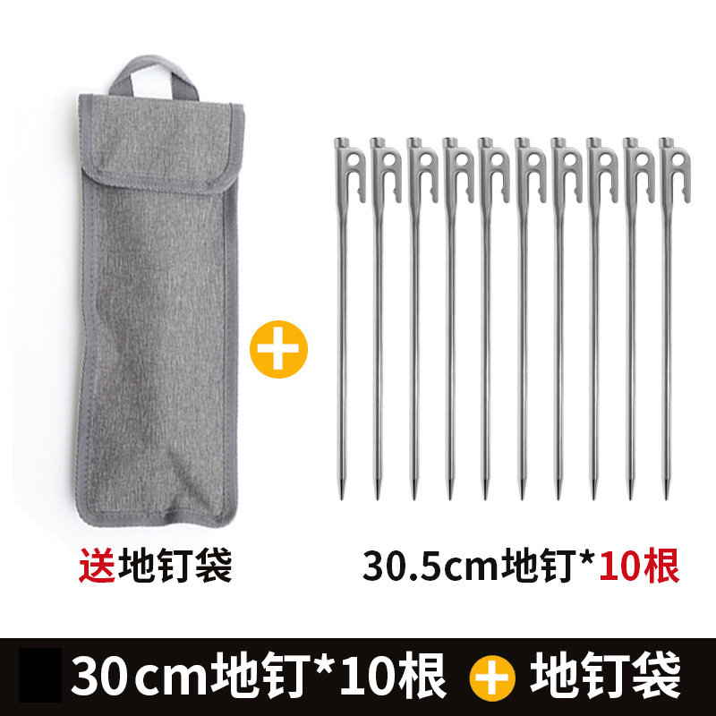 10 30cm stakes in a hand-held bag