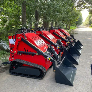 Free Shipping Mini Sikd <strong>Loader</strong> Stand on diesel Mini Skid Steer Crawler <strong>Loader</strong> for Landscape and Tree Care - Product Image 3