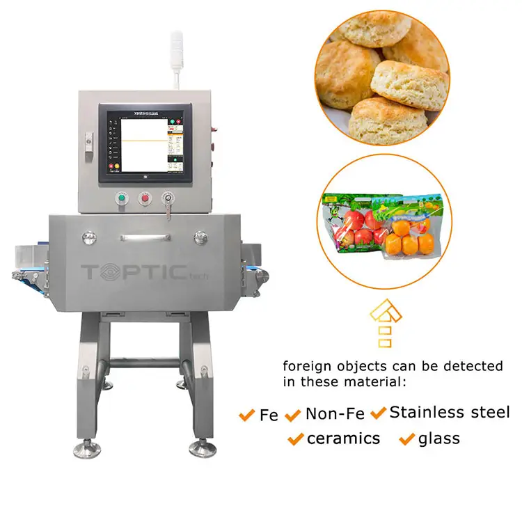 식품 생산을 위한 고정밀 X-레이 검사기 X-레이 식품 검사관 TT-XRI-2417K100