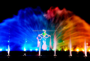 Thương mại đảm bảo nước Màn hình phim đầy đủ thiết lập 30 Wát lumen chiếu trang trí <span class=keywords><strong>Movie</strong></span> đài phun nước ở bên ngoài nơi công cộng ứng dụng - Product Image 6