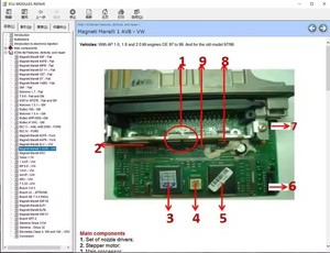 ECU MODULES Repair Helper E-Book ECU Repair <strong>Software</strong> ECUs Pinout Immo Location Multimeters Transistor <strong>EEprom</strong> RAM PAL Decoder - Product Image 4