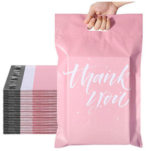 Tùy chỉnh in Logo Matte Hồng Cảm ơn bạn Poly mail túi nhựa poly không thấm nước gửi thư túi với xử lý - Product Image 5