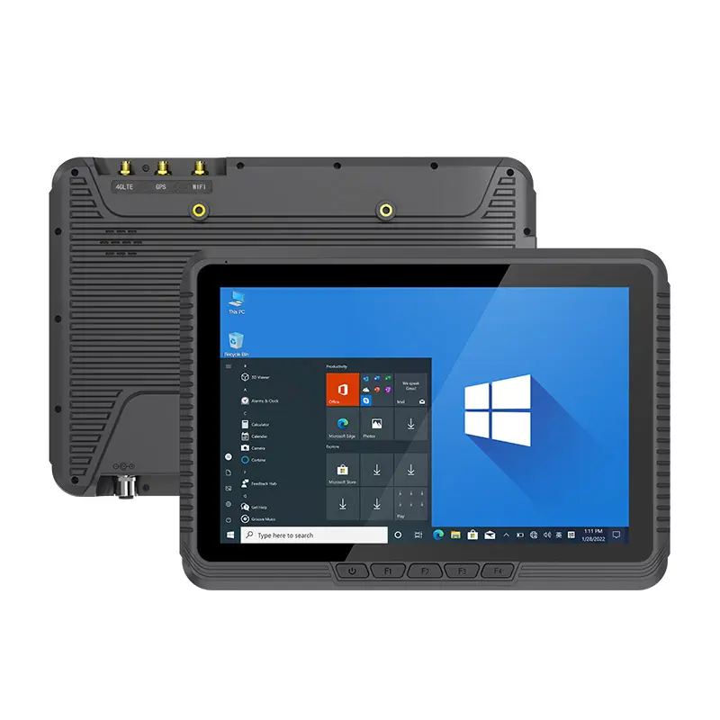WinPad V10J 10,1 pulgadas posicionamiento de alta precisión Smart Windows tableta de vehículo resistente