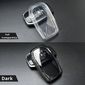 ปลอกหุ้มกุญแจรถยนต์ปรับแต่งได้สำหรับ Toyota Camry Avalon RAV4 Highlander Vios Yaris-รุ่นป้องกันสูงใส่ได้พอดี - Product Image 2