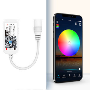 LEDライトストリップ用のマジックWiFiRGBコントローラー、AndroidおよびiOS無料アプリWiFiコントロールボックス、Alexaと互換性があります - Product Image 2