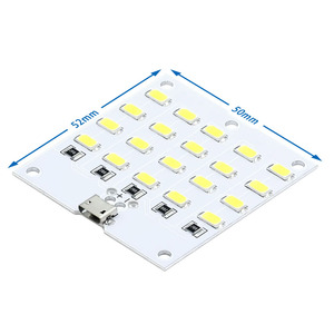 8 12 16 20 LED boncuk aydınlatma Panel modülü sokak satıcı lamba ile mikro USB & C tipi taşınabilir acil gece lambası - Product Image 5