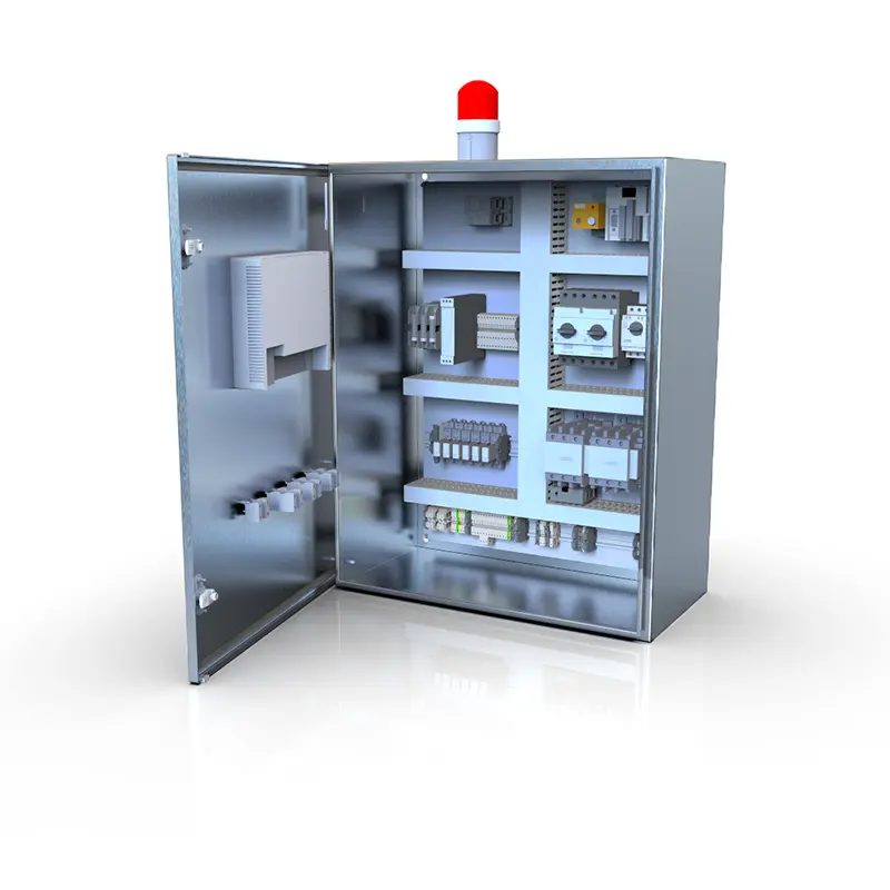 IP65 IP66 caja eléctrica caja de hierro gabinete electrónico Control de distribución de energía caja de metal