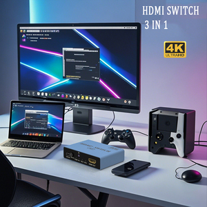 Original OEM de fábrica 4K 60Hz HDMI switch automático 3 en 1 caja 4K HDMI switch 4K 3 en 1 para PS4 Switch - Product Image 2