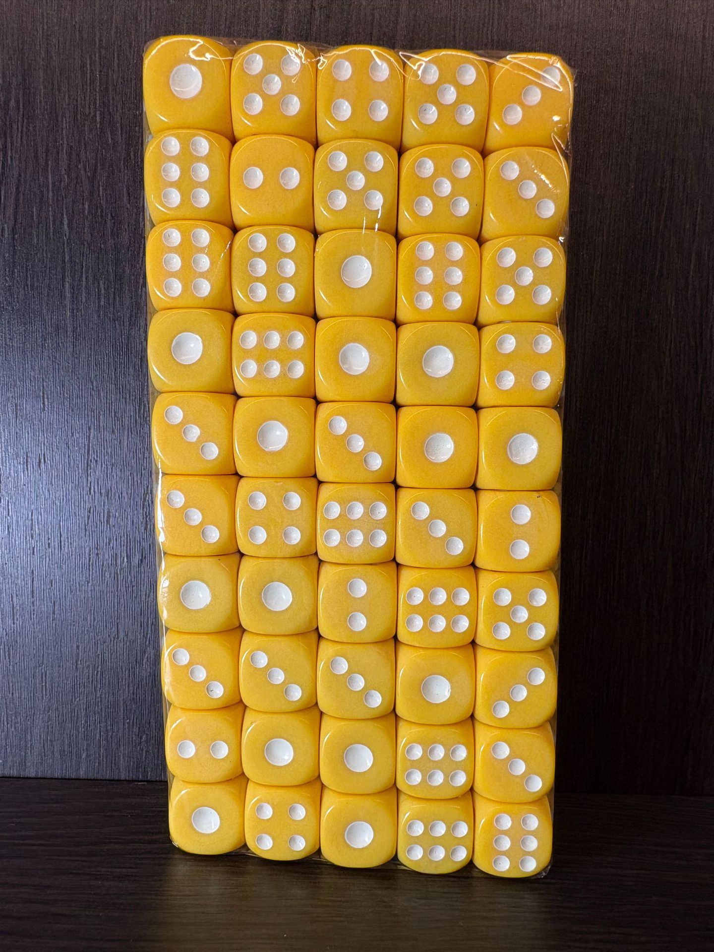 14mm yellow big 1 dot dice