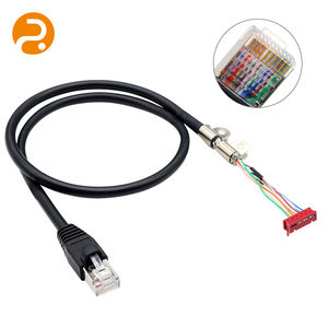Anpassbares RJ45-Netzwerkkabel PVC-Mantel 1m bis 5m Länge Kupfer-Ethernet-Patch-Überbrückung kabel für Kommunikation netzwerke - Product Image 1