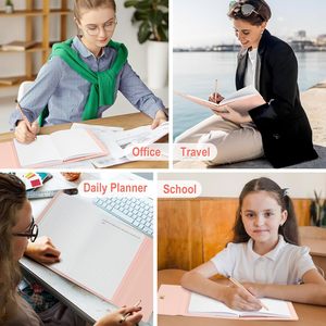 Nuevo cuaderno triple A5 impermeable macaron fresco de alta calidad con modelos de bolígrafo Bloc de notas con juego de bolígrafos libro - Product Image 6