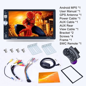 ユニバーサル7インチ2Din androidヘッドユニットhdタッチスクリーン車MP5プレーヤーfm/am/rdsラジオミラーリンク後部表示サブウーファー出力 - Product Image 6
