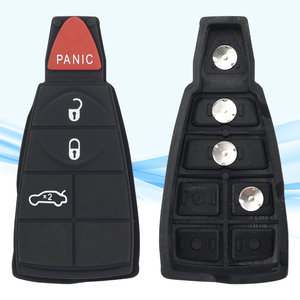 MS 3 + 1 Sedan düğmeleri Chrysler için uzaktan anahtar düğmesi ped/Jeep/Dodge araba kauçuk silikon yedek akıllı anahtar vaka onarım deri - Product Image 3