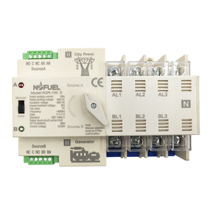 NOFUEL çift güç otomatik Transfer anahtarı W2R-100 2P 3P 4P 63A 100A 110V 220V ızgara AC jeneratör - Product Image 1