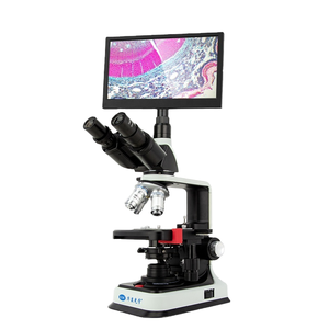 Para resolución EOC, microscopio biológico trinocular, fuente de luz LED óptima para estudio de estudiantes, ordenador USB, PC óptimo - Product Image 2