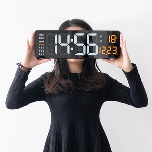 Настенные цифровые настенные часы с дистанционным управлением - Product Image 1