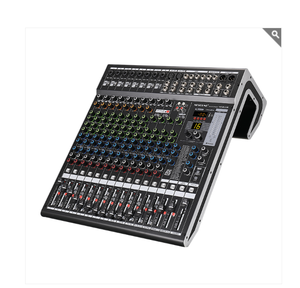 Mezclador de Audio profesional de 12 canales, tarjeta de sonido, sistema de consola mezcladora de DJ, interfaz USB de diente azul, 48V para uso de amplificador de altavoz - Product Image 5
