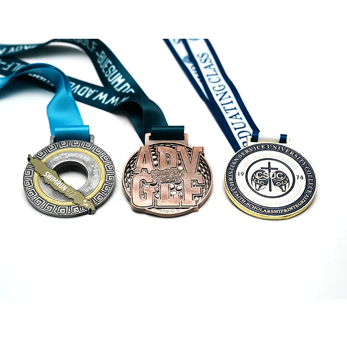 Medaglie personalizzate di fabbrica di oltre 10 anni logo personalizzato virtuale corsa challenge finisher medaglie