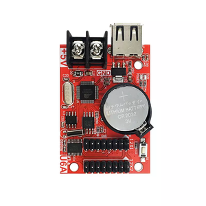 Huidu hd-U6A одиночный и двойной цвет U диск контрольная карта имеет 320*32 пикселей LED P10 дисплейный модуль контроллера